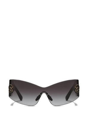 Dolce & Gabbana Eyewear filigrana embellished sunglasses - Black