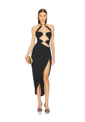 Michael Costello x REVOLVE x REVOVLE Chelsie Midi Dress in Black. Size S. Also in XS.