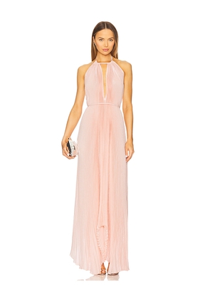 L'IDEE Boheme Gown in Blush. Size 10/M. Also in 6/XS, 8/S.