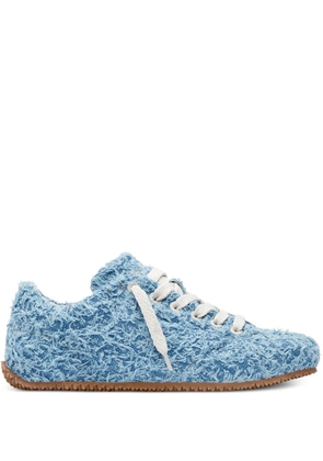 Axel Arigato Tact fuzzy-textured lace-up sneakers - Blue