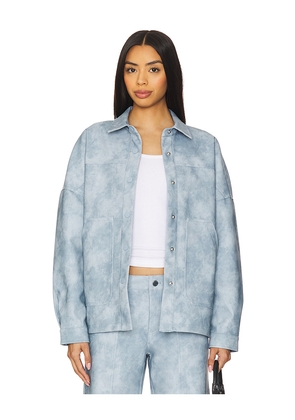 LAMARQUE Sidonie Shacket in Baby Blue. Size L. Also in S.