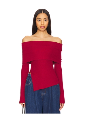 Lovers and Friends Dex Top in Burgundy. Size L. Also in M, S, XS, XXS.