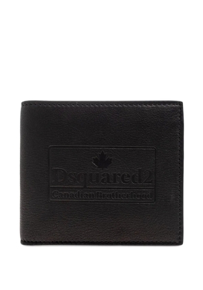 DSQUARED2 embossed logo leather wallet - Black