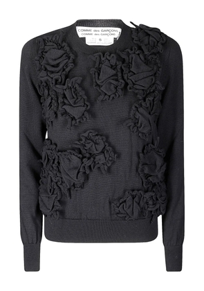 Comme Des Garçons embellished sweater - Black