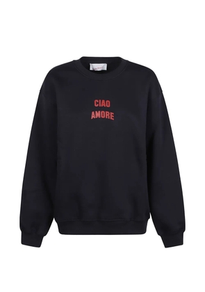 Giada Benincasa letterring sweatshirt - Blue