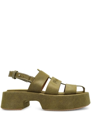 JW Anderson 50mm platform fisherman sandals - Green