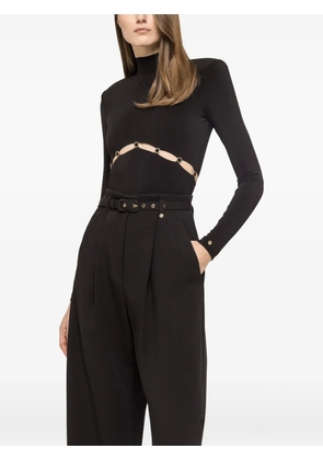 NISSA high-neck ring bodysuit - Black