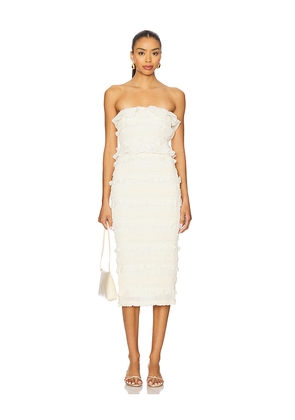 Maude Club Annalise Dress in Ivory. Size L. Also in M, S, XL, XS.