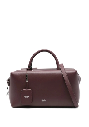 Max Mara zip-fastening leather tote bag - Red