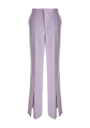 TWINSET split-hem pants - Purple