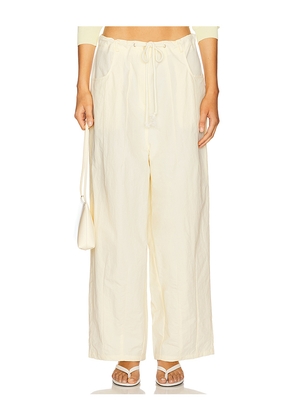 LIONESS Riptide Pant in Lemon. Size L. Also in S, M.