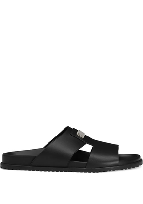Dolce & Gabbana logo-plaque slides - Black