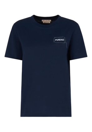 Marni logo-printed t-shirt - Blue