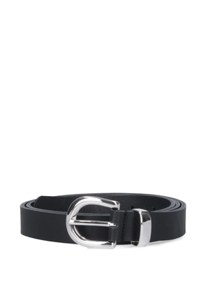 Sunflower leather belt - Black