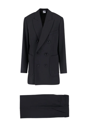 ASPESI double-breasted pocket suit - Black