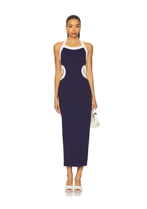 Lovers and Friends Eliza Midi Dress in Navy. Size L. Also in M, S, XL, XS, XXS.