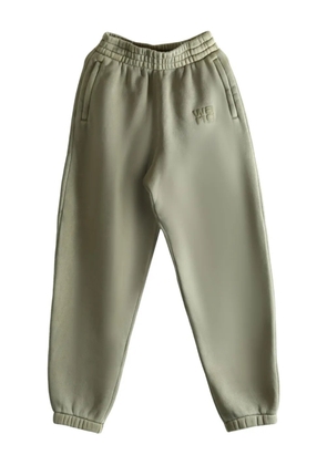 Alexander Wang logo-patch track pants - Green