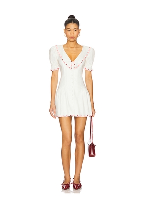 MAJORELLE Anita Mini Dress in Ivory. Size M. Also in XL.