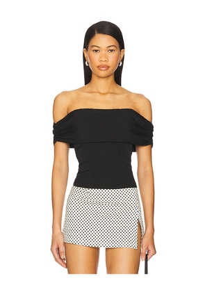 Miaou Magda Top in Black. Size L. Also in S, XL.