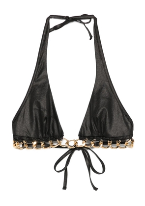 Agent Provocateur chain-embellished bikini top - Black