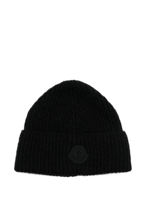 Moncler mohair-wool beanie - Black