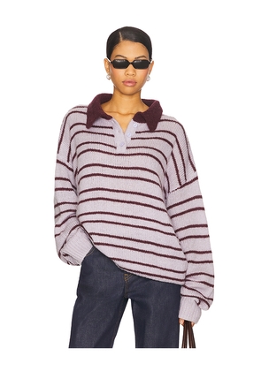 LIONESS Rising Sun Jersey in Lavender. Size M-L. Also in S-M.