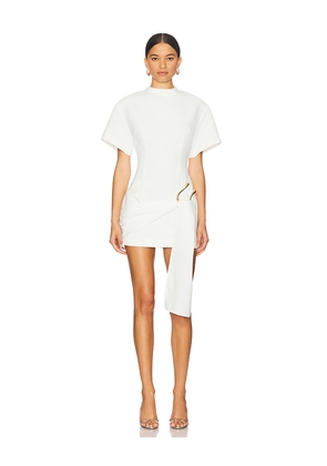 LIONESS Martini Mini Dress in White. Size L. Also in M, S, XS, XXS.