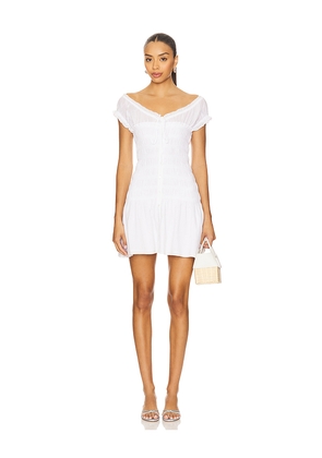 LPA Emmy Mini Dress in White. Size S. Also in L, M, XS, XXS.