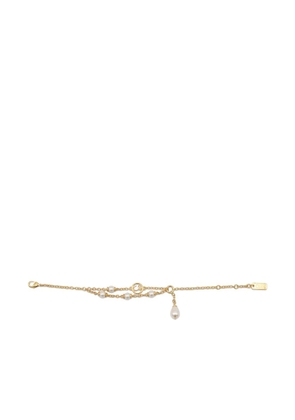 Chloé pearly logo bracelet - Gold
