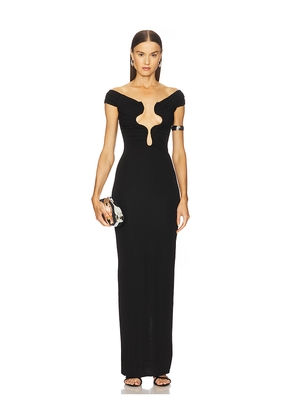 Michael Costello x REVOLVE Adalynn Gown in Black. Size S. Also in XL, XS, XXS.