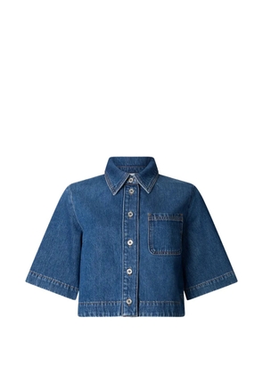 LIU JO button denim shirt - Blue