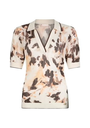 LIU JO floral T-shirt - Neutrals