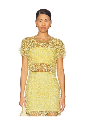 Mariandree Gaitan Thaylu Top in Yellow. Size XL. Also in XS.