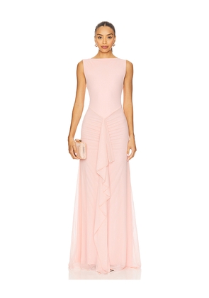 Lovers and Friends Ellie Maxi Dress in Pink. Size L. Also in M, S, XS, XXS.