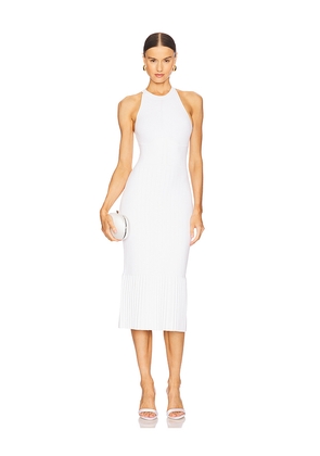 L'AGENCE Kimi Knit Dress in Ivory. Size S. Also in XL, XXS.