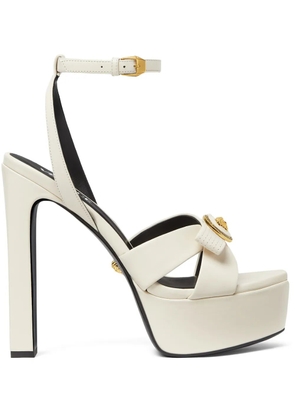 Versace 140mm Medusa leather sandals - Neutrals
