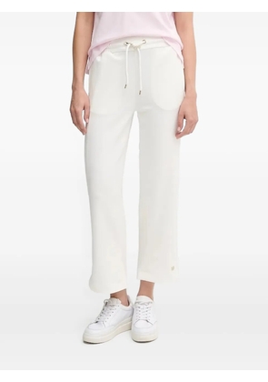 Joop! elastic-waistband side-split trousers - White