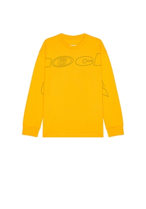 MM6 Maison Margiela Long Sleeve Top in Mustard. Size S. Also in XL.