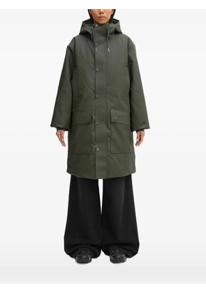 Rains W3T3 hooded parka - Green