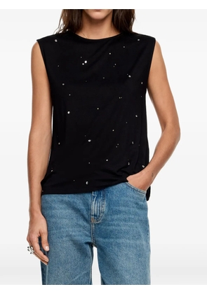 Bimba y Lola embellished sleeveless top - Black