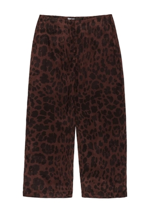 Bimba y Lola leopard-print trousers - Brown