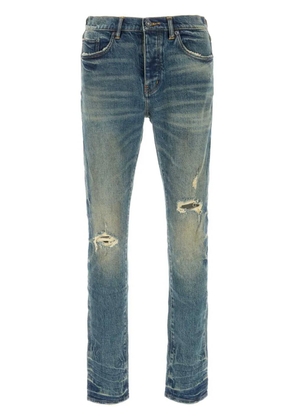 Purple Brand ripped-detailing jeans - Blue