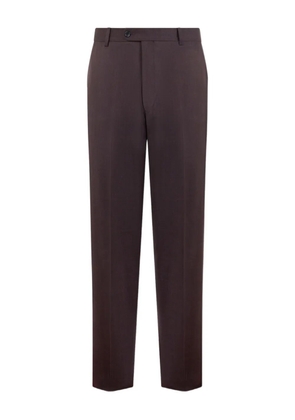 Brooks Brothers virgin-wool trousers - Purple