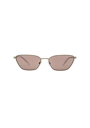 Otra Dahlia Sunglasses in Metallic Silver.
