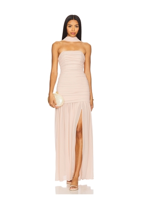 L'Academie by Marianna Tia Gown in Blush. Size L. Also in M, S, XL, XS, XXS.
