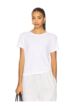 LESET Laura Margo Tee in White. Size L. Also in XS, S, M.