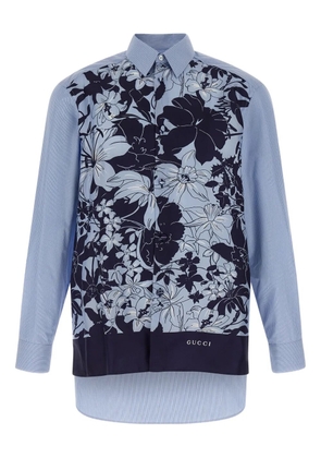 Gucci floral-print shirt - Blue
