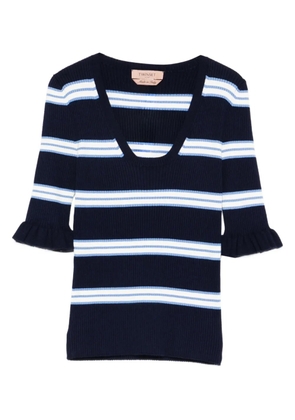 TWINSET striped top - Blue