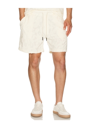 OAS Summit Terry Shorts in White. Size M. Also in XL/1X.