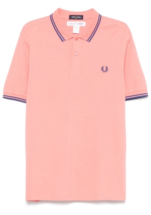 Comme Des Garçons Shirt x Fred Perry logo-embroidered polo shirt - Pink
